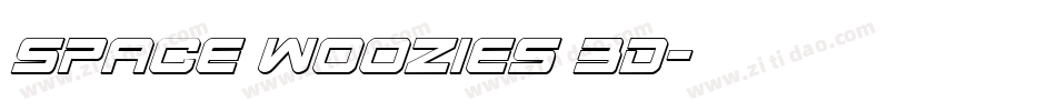 Space Woozies 3D字体转换